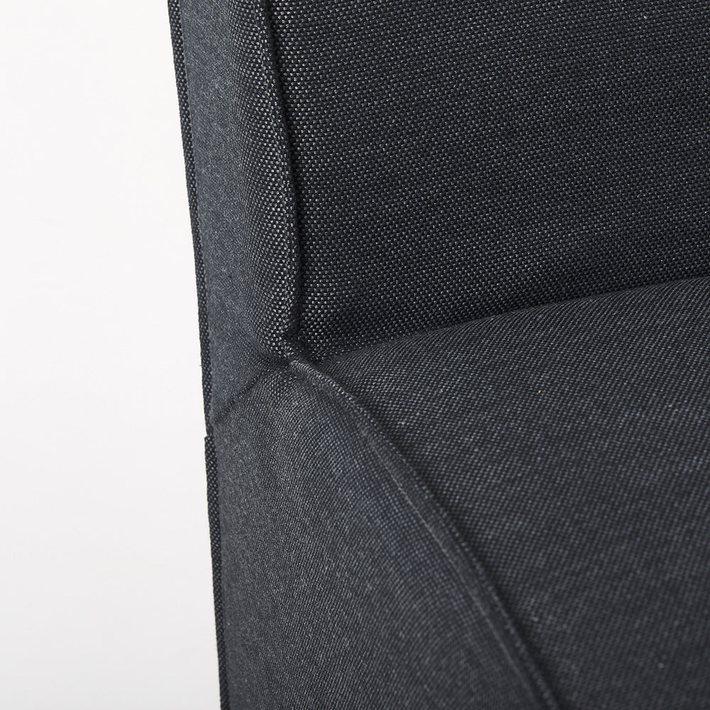 Mercana - Damon Fully Upholstered Grey Fabric Dining Chair on Casters (Set of 2) - 68325_CLOSEOUT view 9