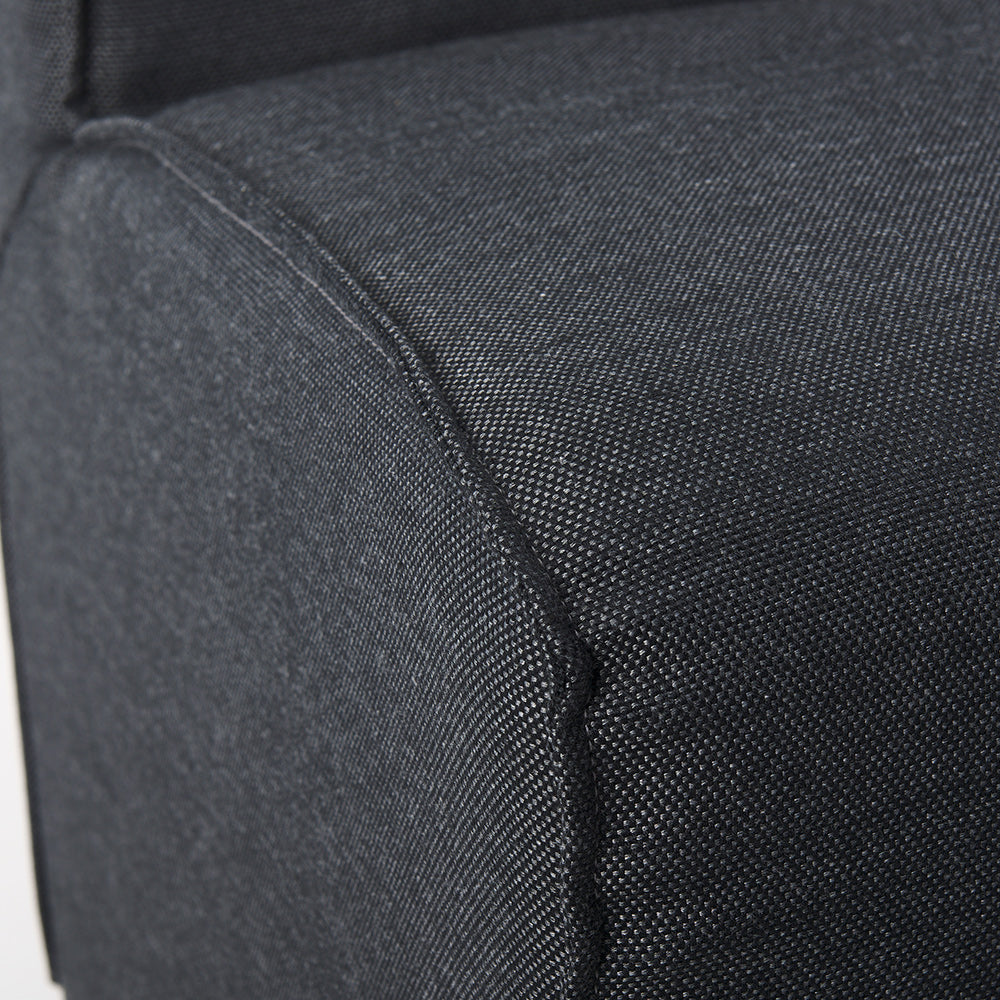 Mercana - Damon Fully Upholstered Grey Fabric Dining Chair on Casters (Set of 2) - 68325_CLOSEOUT view 10