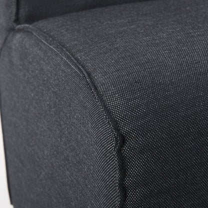 Mercana - Damon Fully Upholstered Grey Fabric Dining Chair on Casters (Set of 2) - 68325_CLOSEOUT view 10