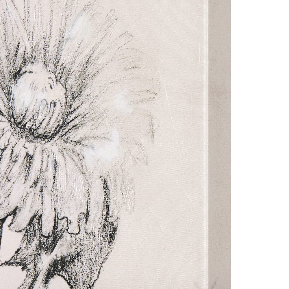 Mercana - Dandelion Drawing II by Mercana Studio a Hand Embellished Textured Canvas - 102452-L view 4
