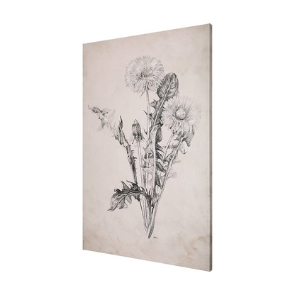Mercana - Dandelion Drawing II by Mercana Studio a Hand Embellished Textured Canvas - 102452-S view 2