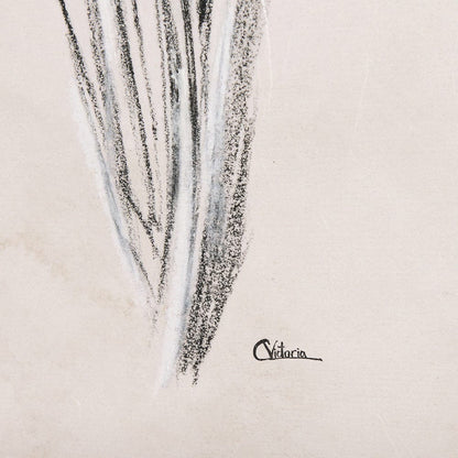 Mercana - Dandelion Drawing II by Mercana Studio a Hand Embellished Textured Canvas - 102452-S view 6