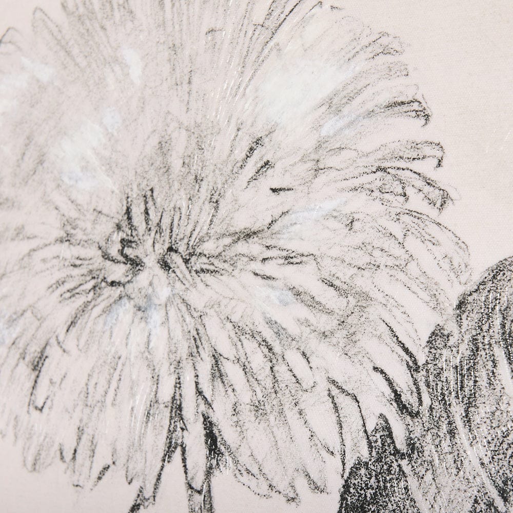 Mercana - Dandelion Drawing II by Mercana Studio a Hand Embellished Textured Canvas - 102452-S view 7