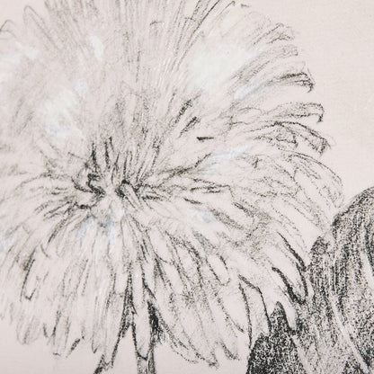 Mercana - Dandelion Drawing II by Mercana Studio a Hand Embellished Textured Canvas - 102452-S view 7