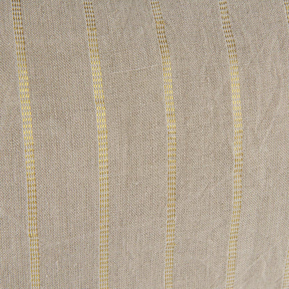 Mercana - Danika 13.0L x 21.0W x 0.2H Beige and Gold Fabric Decorative Pillow Cover - 69424 view 7