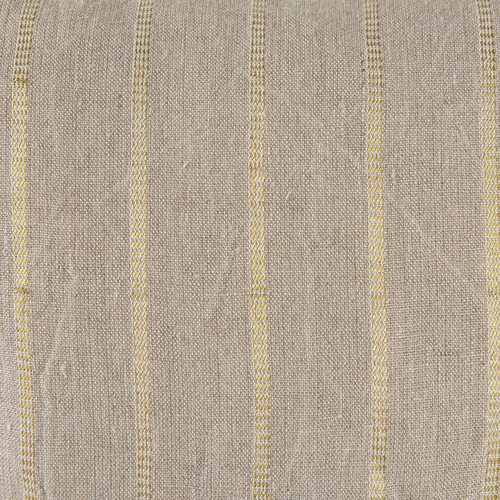 Mercana - Danika 18 x 18 Beige and Gold Fabric Decorative Pillow Cover - 69425 view 7