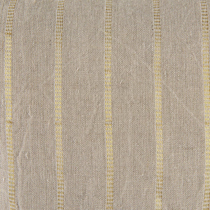 Mercana - Danika 18 x 18 Beige and Gold Fabric Decorative Pillow Cover - 69425 view 7