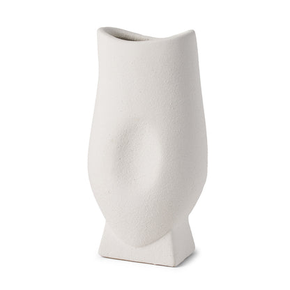 Mercana - Darian Tall Textured Matte White Ceramic Vase - 70964 view 1