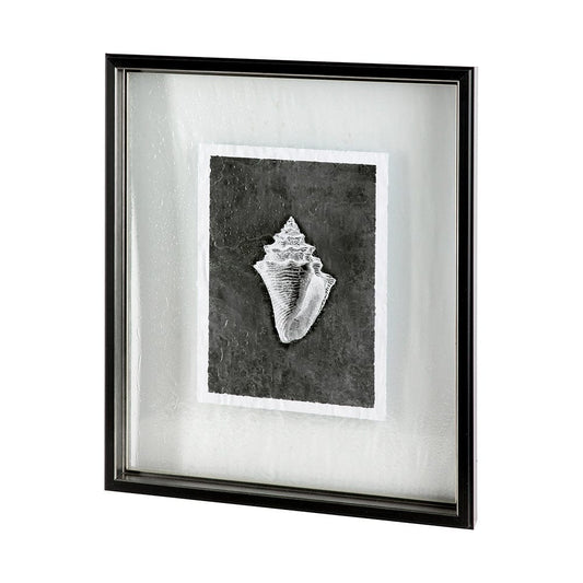 Mercana - Dark Coastal I by Mercana Studio a Hand Embellished Textured Framed Art Print Matted under Glass - 12035 view 1