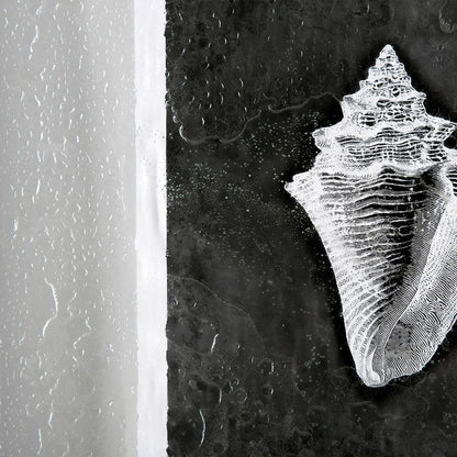 Mercana - Dark Coastal I by Mercana Studio a Hand Embellished Textured Framed Art Print Matted under Glass - 12035 view 4