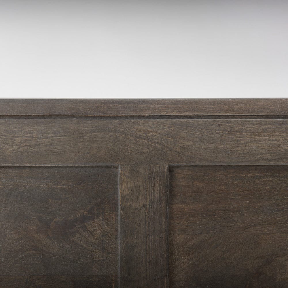 Mercana - Darwin 80x17.5 Brown Solid Wood Gold Metal Base 4 Cabinet Door Sideboard - 68472 view 9