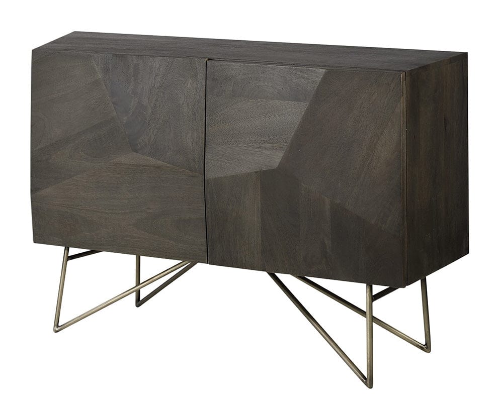 Mercana - Darwin Dark Brown Wood 2 Door Accent Cabinet - 69998 view 1