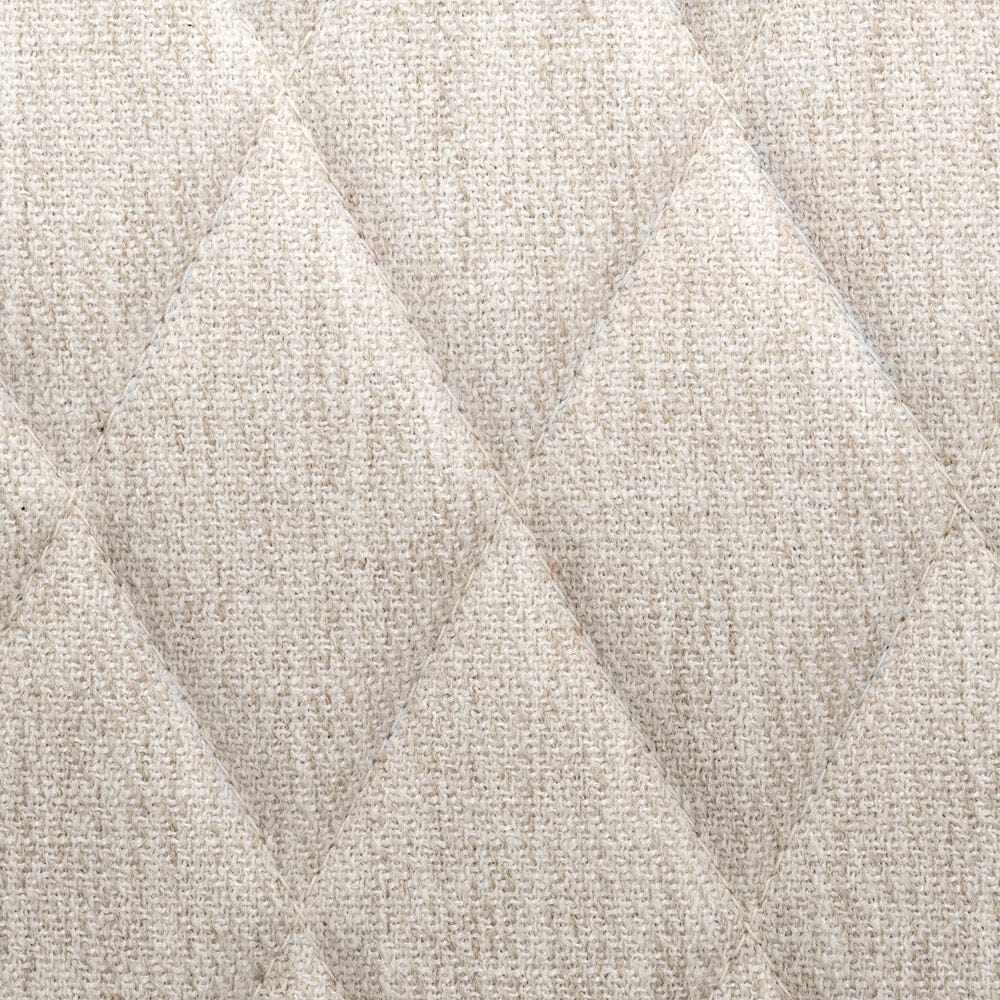 Mercana - David Diamond Tuffed Cream Fabric Wrap Brown Wood Base Dining Chair (Set of 2) - 68317 view 7