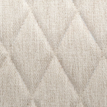 Mercana - David Diamond Tuffed Cream Fabric Wrap Brown Wood Base Dining Chair (Set of 2) - 68317 view 7