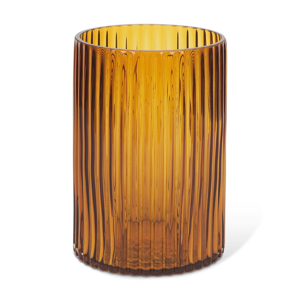 Mercana - Dawn Short Amber Glass Vase - 70362 view 1