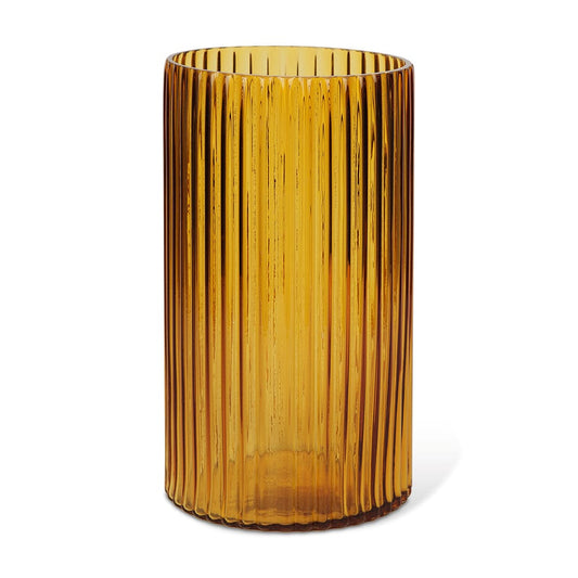 Mercana - Dawn Tall Amber Glass Vase - 70363 view 1