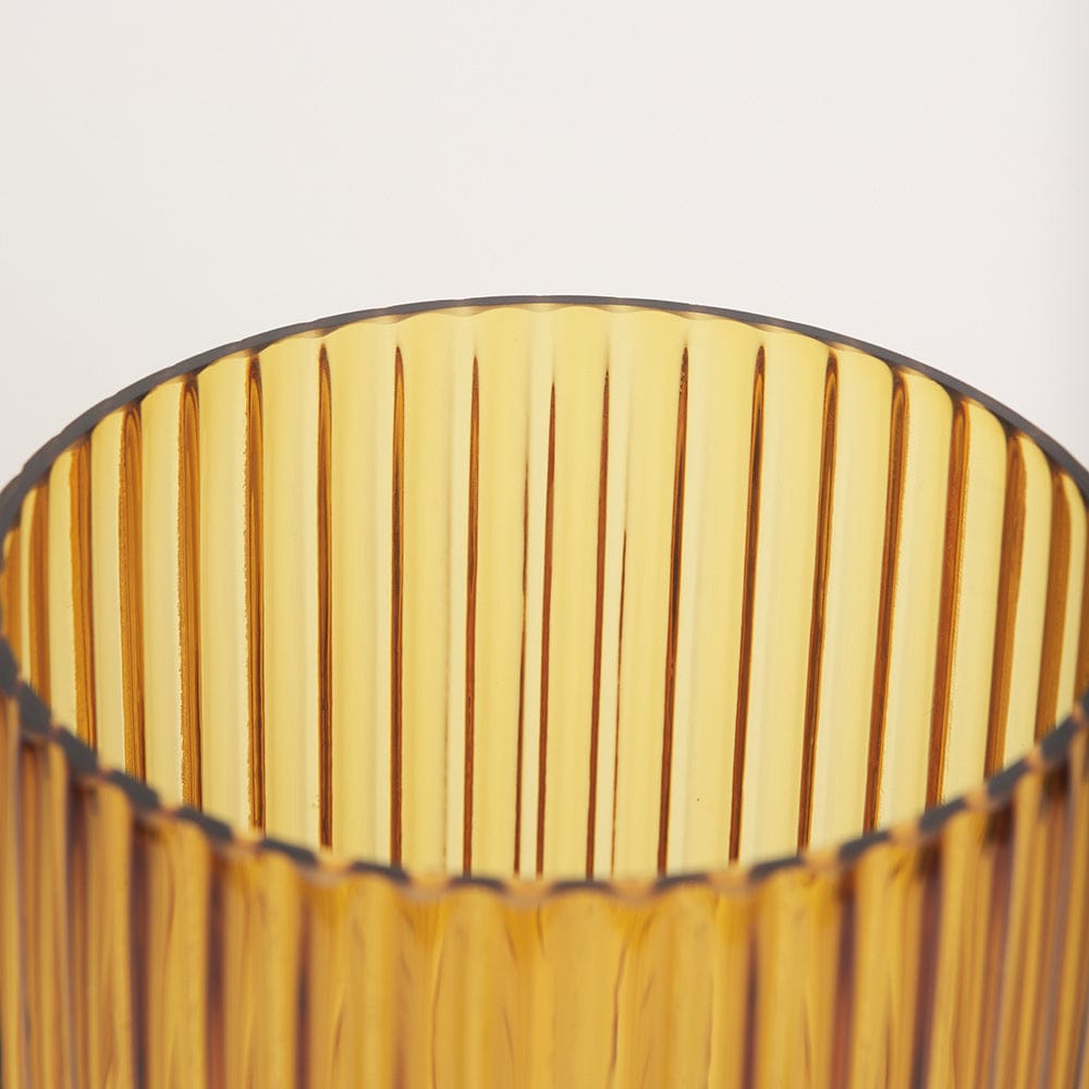 Mercana - Dawn Tall Amber Glass Vase - 70363 view 5