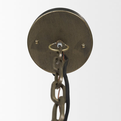 Mercana - Dawson I 13x13.5 Silver Toned Metal Dome Pendant Light - 65274_CLOSEOUT view 4