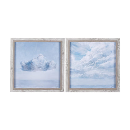 Mercana - Day cloud I by Mercana Studio a Hand Embellished Textured Framed Art Print - 14296 view 8