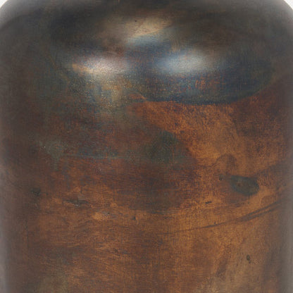 Mercana - Daya Tall Antiqued Gold Metal Vase - 70555 view 4