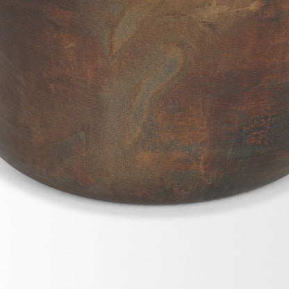 Mercana - Daya Tall Antiqued Gold Metal Vase - 70555 view 5
