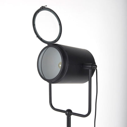 Mercana - Debdou 22L x 22W x 61H Black and White Metal Adjustable Cinema-Style Floor Lamp - 69381 view 5