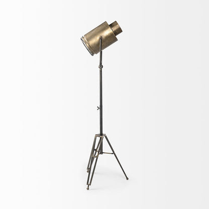 Mercana - Debdou 61"H Gold Metal Adjustable Cinema-Style Floor Lamp - 65134 view 4