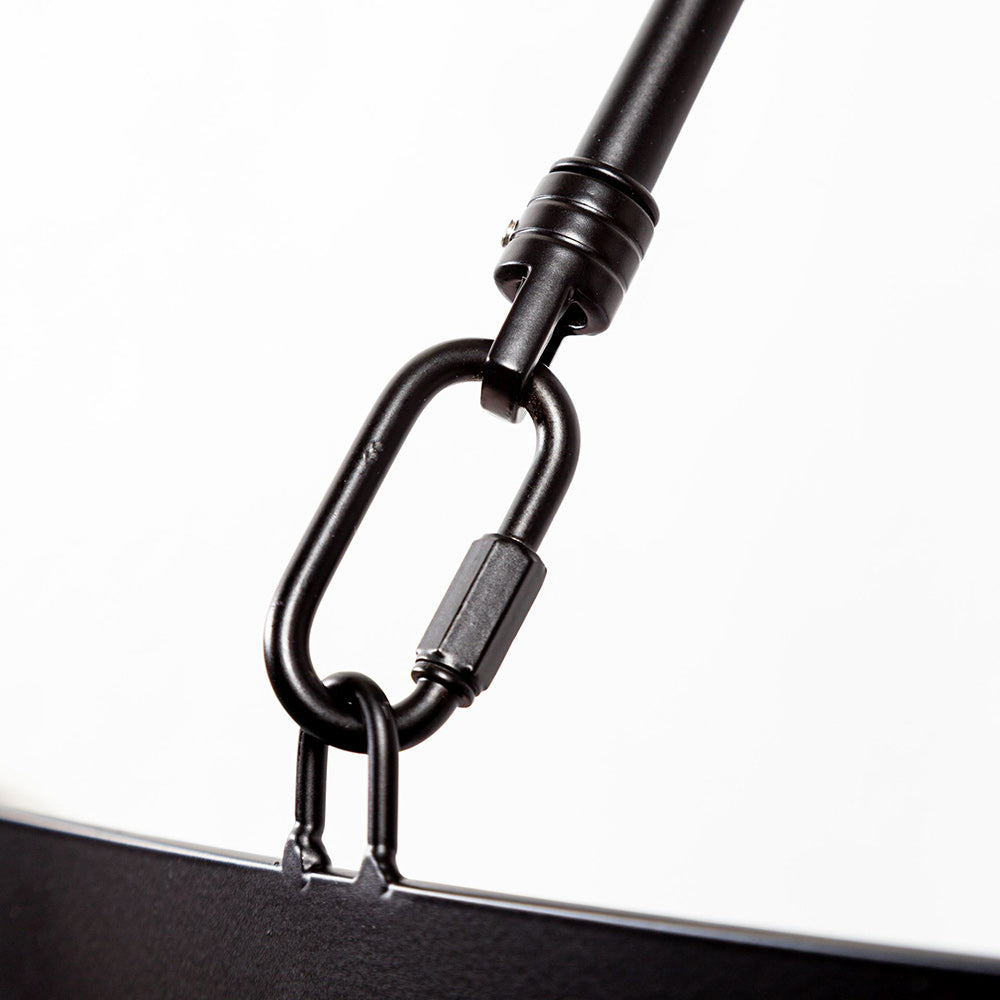 Mercana - Decamp I 47.2"x36.2" Black Metal Chassis Glass Tube Twelve Light Chandelier - 68594_CLOSEOUT view 7