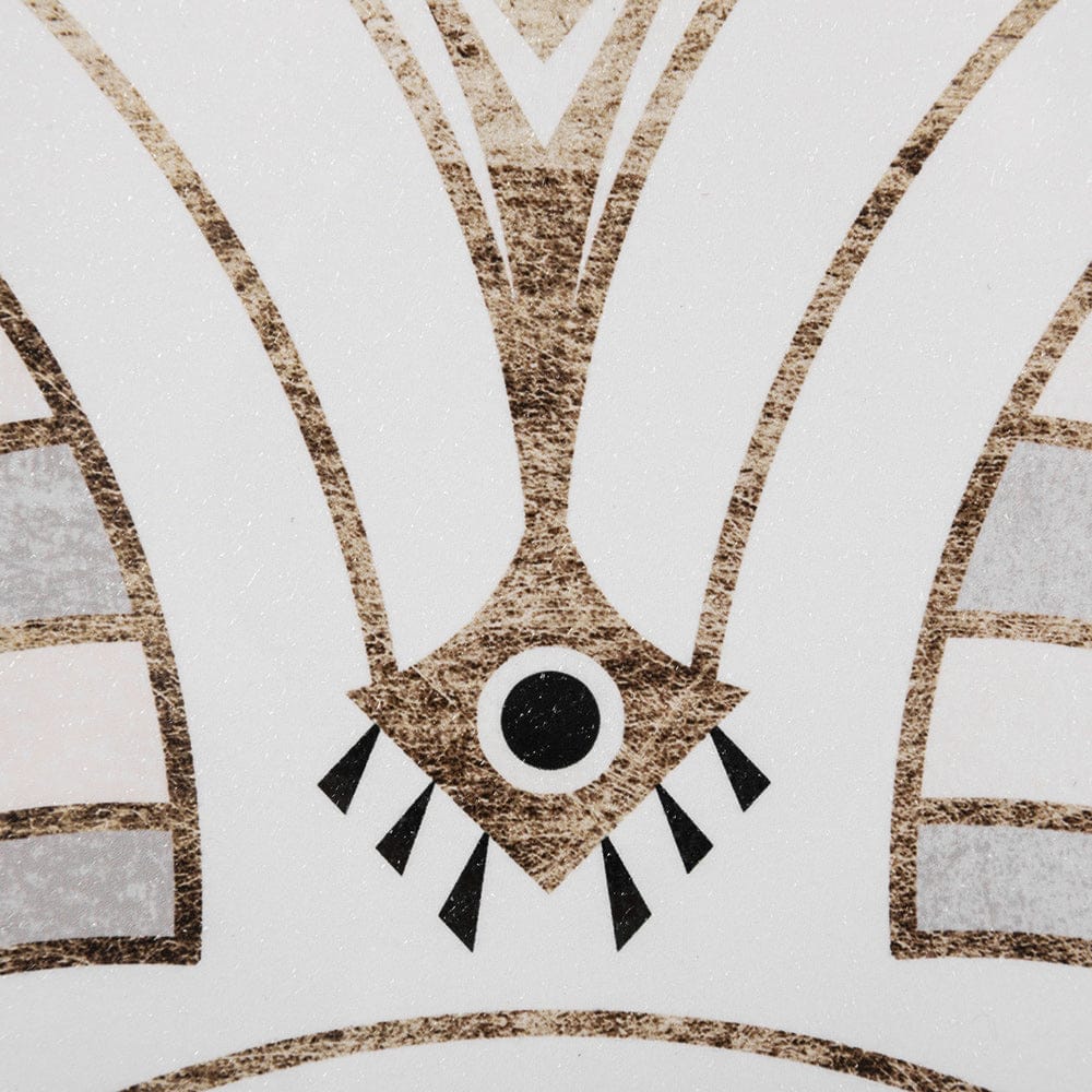 Mercana - Deco Patterning II by Victoria Barnes Hand Embellished Textured Framed Art Print Matted under Glass - 13698 view 7