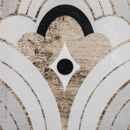 Mercana - Deco Patterning IV by Victoria Barnes Hand Embellished Textured Framed Art Print Matted under Glass - 13700 view 7