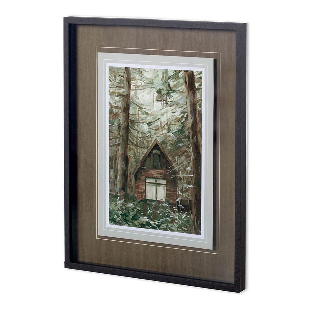 Mercana - Deep Woods I by Mercana Studio a Hand Embellished Textured Framed Art Print Matted under Glass - 11584 view 1