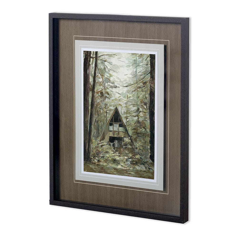 Mercana - Deep Woods II by Mercana Studio a Hand Embellished Textured Framed Art Print Matted under Glass - 11585 view 1