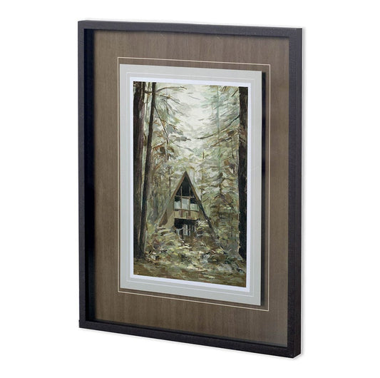 Mercana - Deep Woods II by Mercana Studio a Hand Embellished Textured Framed Art Print Matted under Glass - 11585 view 1