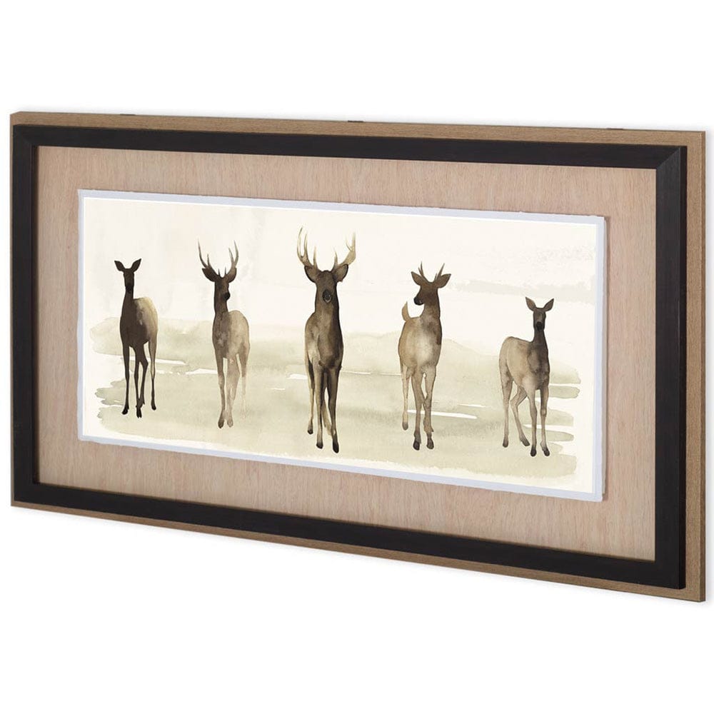 Mercana - Deer Line I by Grace Popp a Framed Art Print Matted under Glass - 10240 view 1