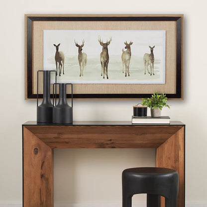 Mercana - Deer Line I by Grace Popp a Framed Art Print Matted under Glass - 10240 view 5