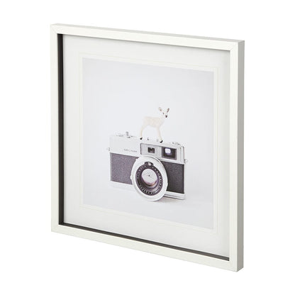 Mercana - Deer & Vintage Camera by Susannah Tucker Photography a Framed Art Print Matted under Glass - 12076 view 2