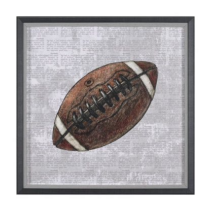 Mercana - Definition of Sport III by Mercana Studio a Hand Embellished Textured Framed Art Print - 15240 view 1
