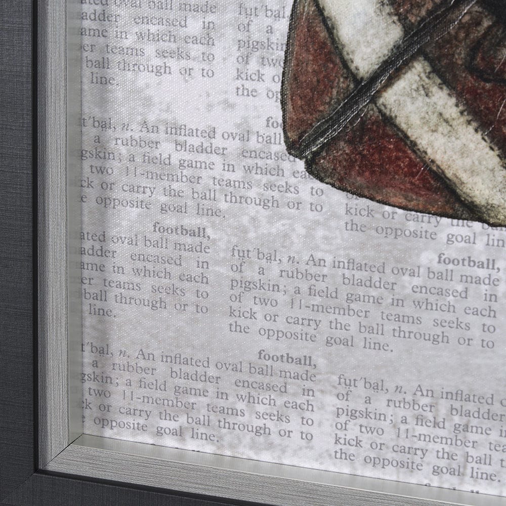 Mercana - Definition of Sport III by Mercana Studio a Hand Embellished Textured Framed Art Print - 15240 view 5