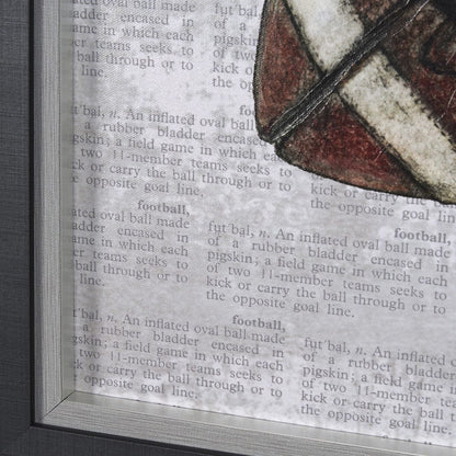 Mercana - Definition of Sport III by Mercana Studio a Hand Embellished Textured Framed Art Print - 15240 view 5