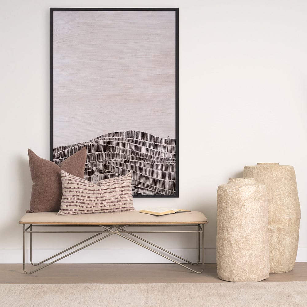Mercana - Delineation I by Mercana Studio a Hand Embelished Textured Framed Art Print - 15070 view 8