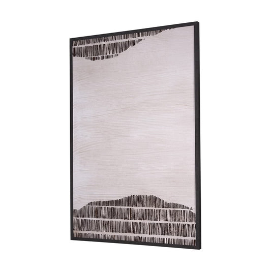 Mercana - Delineation II by Mercana Studio a Hand Embelished Textured Framed Art Print - 15071 view 2