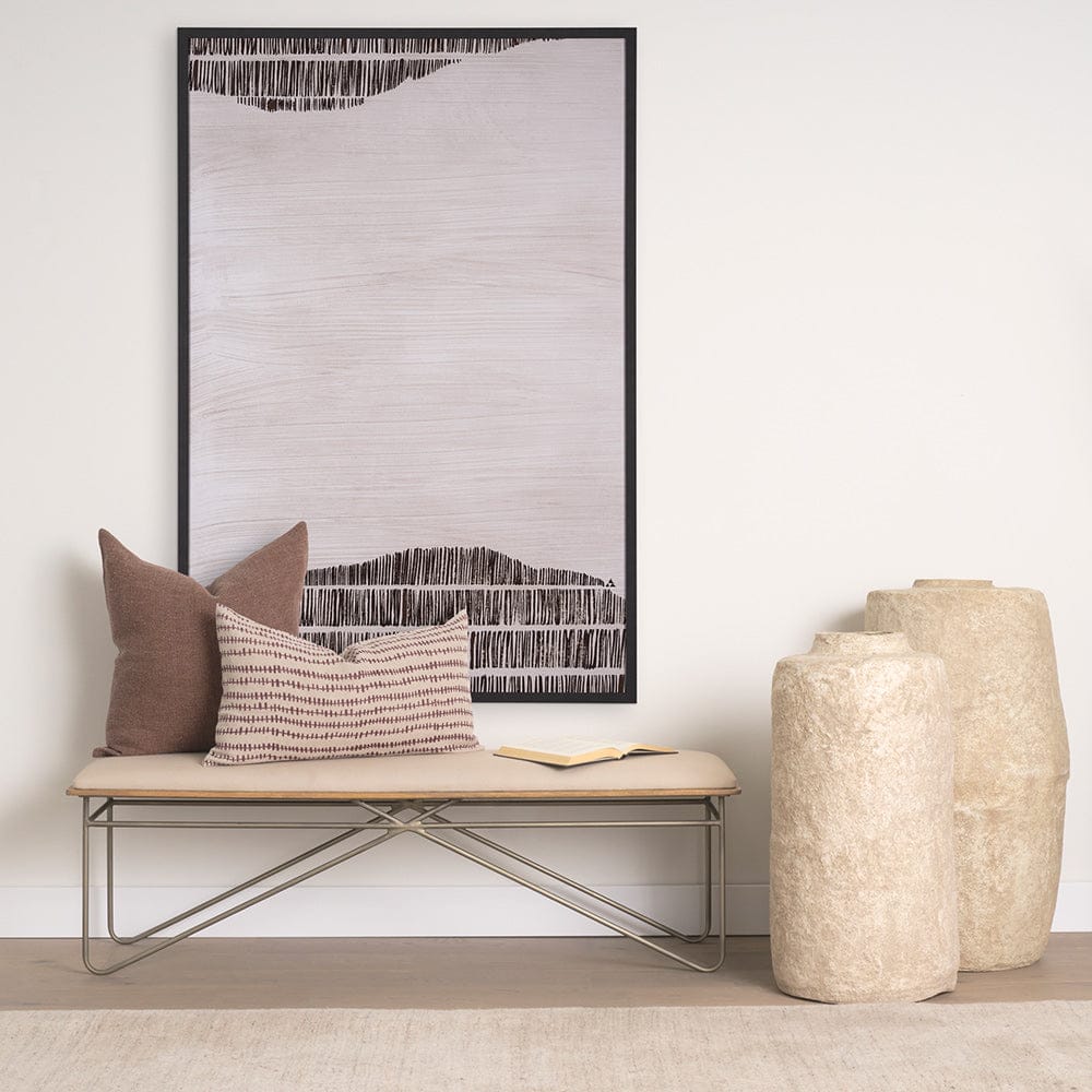 Mercana - Delineation II by Mercana Studio a Hand Embelished Textured Framed Art Print - 15071 view 8