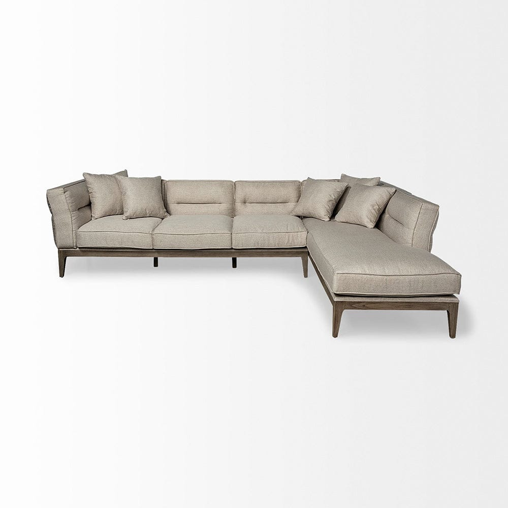 Mercana - Denali III Beige Upholstered Wooden Frame Sectional - 68182-AB_CLOSEOUT view 3