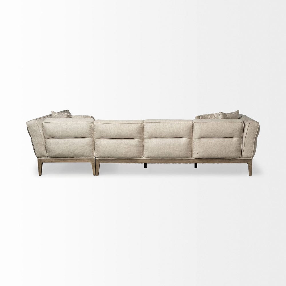 Mercana - Denali III Beige Upholstered Wooden Frame Sectional - 68182-AB_CLOSEOUT view 6