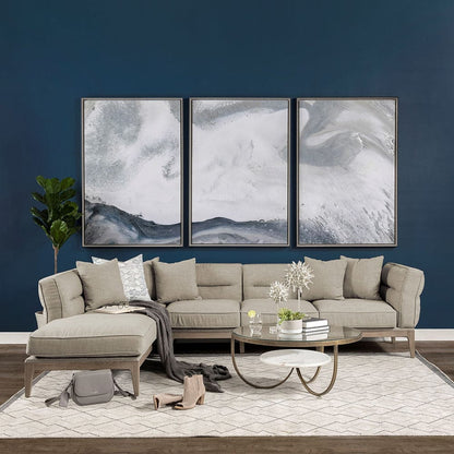 Mercana - Denali IV 121" Beige Upholstered Wooden Frame Left Four Seater Sectional - 68183-AB view 7