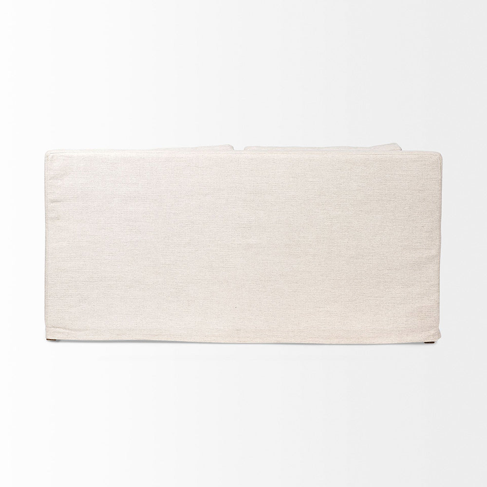 Mercana - Denly I 69 X 38.25 X 34.5 Beige Slipcover Two Seater Sofa - 68701 view 4