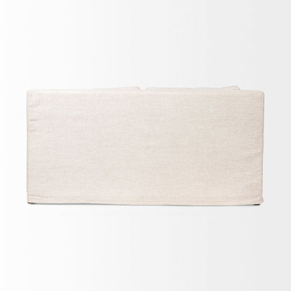 Mercana - Denly I 69 X 38.25 X 34.5 Beige Slipcover Two Seater Sofa - 68701 view 4