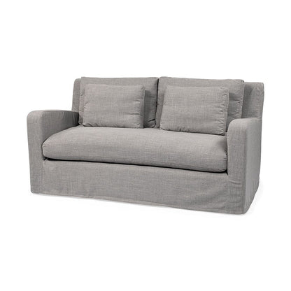 Mercana - Denly I 69 X 38.25 X 34.5 Flint Gray Slipcover Two Seater Sofa - 68717_CLOSEOUT view 1