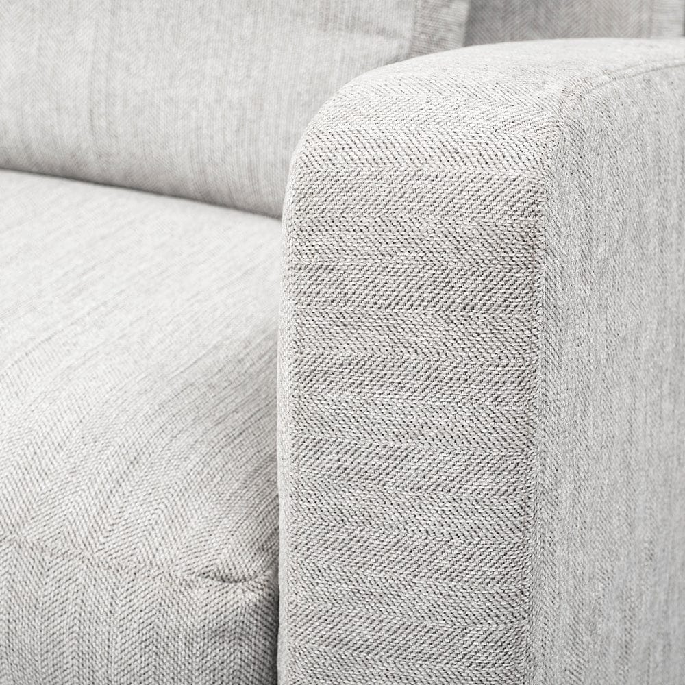 Mercana - Denly II 92.5 X 38.25 X 34.5 Frost Gray Slipcover Three Seater Sofa - 68722 view 3