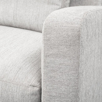 Mercana - Denly II 92.5 X 38.25 X 34.5 Frost Gray Slipcover Three Seater Sofa - 68722 view 3